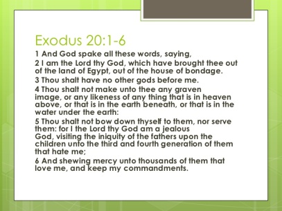poster exodus 20 1 commandments
